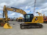 2018 Caterpillar 323 crawler excavator, side view