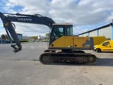 2002 Volvo EC160 crawler excavator, side view