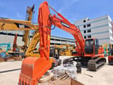 2020 Doosan DX300LC-9C crawler excavator, front three-quarter view