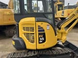 2022 Komatsu PC35MR mini excavator, side profile view