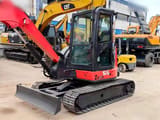 Hitachi ZX55USR-5A Mini Excavator, side view