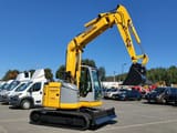 2012 New Holland E90B SR mini excavator, side profile view