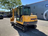 2017 Komatsu PC56-7 mini excavator, rear three-quarter view