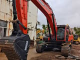 2024 Doosan DX340LC crawler excavator, front three-quarter view