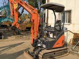 2024 Hitachi ZX17U mini excavator, side view