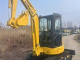 2023 Komatsu PC35 mini excavator, side view