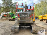 2018 Volvo ECR145EL crawler excavator rear view