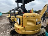Caterpillar 303E CR mini excavator rear view