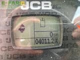 2019 JCB 409 Mini Excavator digital instrument cluster view