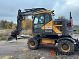 2017 Volvo EWR150E wheel excavator, side view