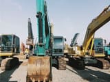 2023 Kobelco SK200D crawler excavator, front view