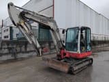 2016 Takeuchi TB250 mini excavator, side view