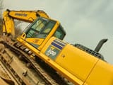 2022 Komatsu PC500 LC crawler excavator, side view