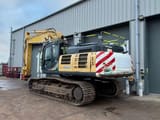 2019 Kobelco SK500LC-10 crawler excavator, rear three-quarter view