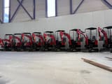 2024 JPC HT-12 mini excavator row view