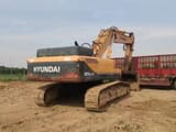 2023 Hyundai R385LC-9T crawler excavator, rear three-quarter view