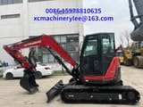 2024 Yanmar ViO80 crawler excavator, side profile view