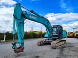 2015 Kobelco SK260NLC-9 crawler excavator, side view