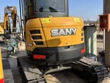 2023 Sany SY35U mini excavator, rear view