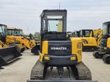 2023 Komatsu PC-55MR mini excavator rear view