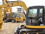 2021 Caterpillar 308CCR mini excavator side view