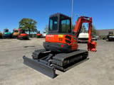 2012 Kubota KX161-3SZ mini excavator, front three-quarter view