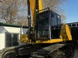 2024 Caterpillar 345GC crawler excavator, front three-quarter view