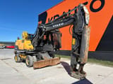 2017 Volvo EW210D wheel excavator, side profile view