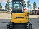 2020 Komatsu PC58MR-5E0 mini excavator, rear view