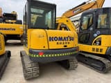 2020 Komatsu PC56 mini excavator, rear view