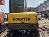 Komatsu PC56 mini excavator, rear view