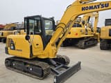 2023 Komatsu PC56 mini excavator, side profile view