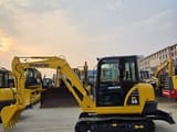 2024 Komatsu PC56 mini excavator, side profile view