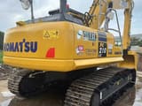 2022 Komatsu PC210-8 crawler excavator, rear three-quarter view