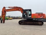 2006 Hitachi Zaxis 350LCN crawler excavator, side view