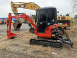 2023 Kubota U35 mini excavator, side view