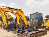 2024 Sany SY60C mini excavator, side profile view