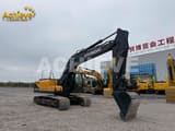 2025 Hyundai 220LC-9S crawler excavator, side profile view
