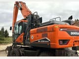 2022 Doosan DX250WMH-7 wheel excavator rear three-quarter view