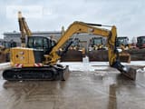 2021 Caterpillar 308 mini excavator side view