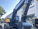2022 Volvo EC350 crawler excavator, front three-quarter view