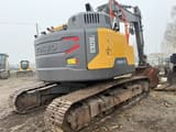 2017 Volvo ECR235EL crawler excavator, rear three-quarter view