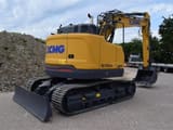 XCMG XE155ECR crawler excavator, rear three-quarter view