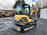 2019 Yanmar SV26 mini excavator, front three-quarter view