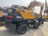 2020 Hyundai R210W-9 wheel excavator rear three-quarter view