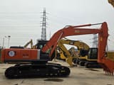 2021 Hitachi Zaxis 240 crawler excavator, side view