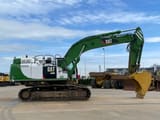 2012 Caterpillar 349E crawler excavator side view