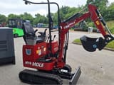 Mole M10 mini excavator, side view