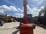 2019 Hitachi ZX120 crawler excavator, front view of bucket and boom