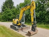 2021 Wacker Neuson EZ80 mini excavator, side view